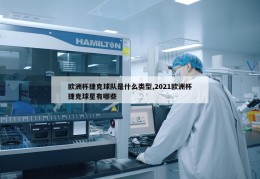 欧洲杯捷克球队是什么类型,2021欧洲杯捷克球星有哪些